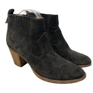 Dolce Vita Women's Grey‎ Suede Leather Ankle Bootie